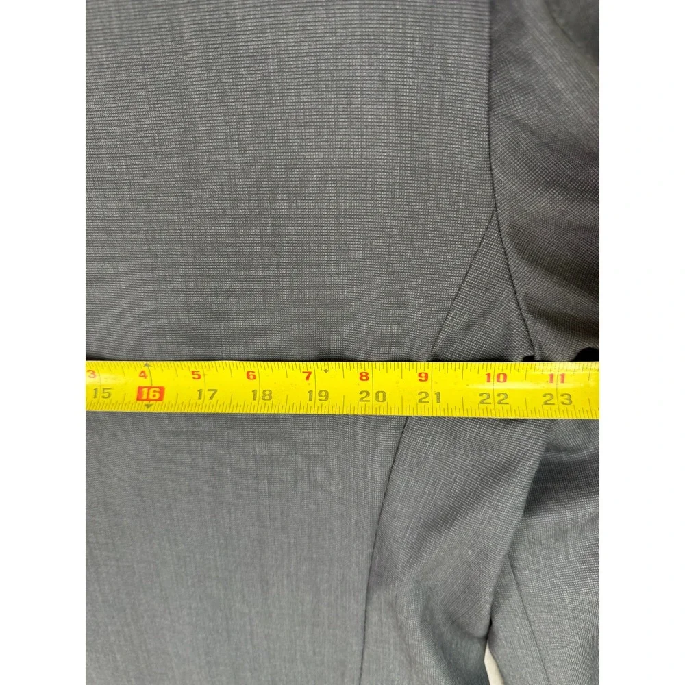 Grimaldi Napoli Loro Piana‎ Wool Blazer Mens 60 Charcoal Gray 3 Button Jacket